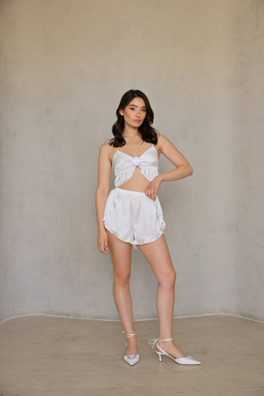 White Rose Top